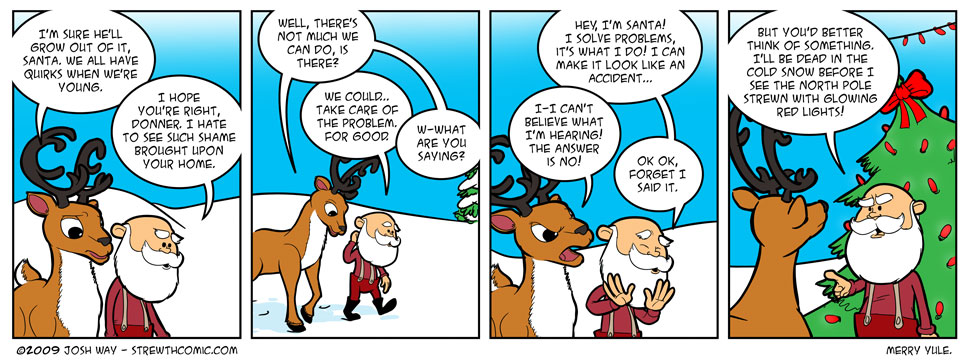 A lost scene from a beloved holiday classic A lost scene from a beloved holiday classic