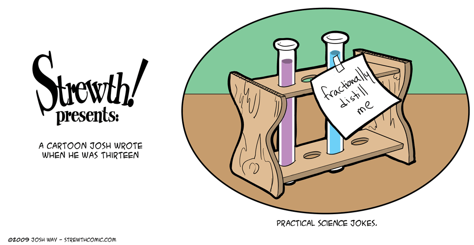 Another comic strip about test tubes